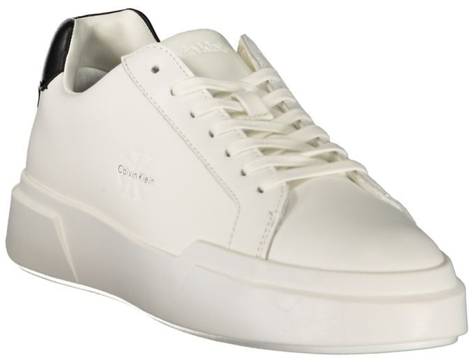 Calvin Klein White Leather Men's Sneaker