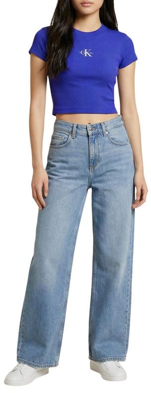 Calvin Klein Jeans Blue Cotton T-Shirt