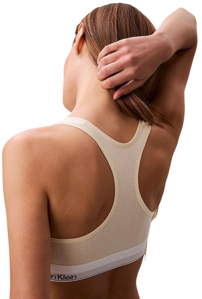 Calvin Klein Underwear Beige Cotton Bra