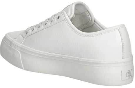 Calvin Klein Jeans White Leather Sneakers