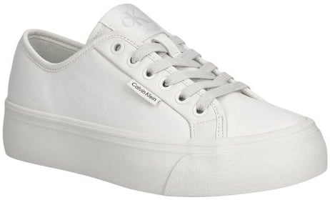 Calvin Klein Jeans White Leather Sneakers