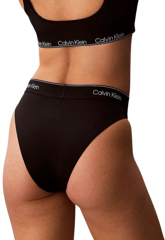 Calvin Klein Jeans Black Recycled Polyester Swim Briefs