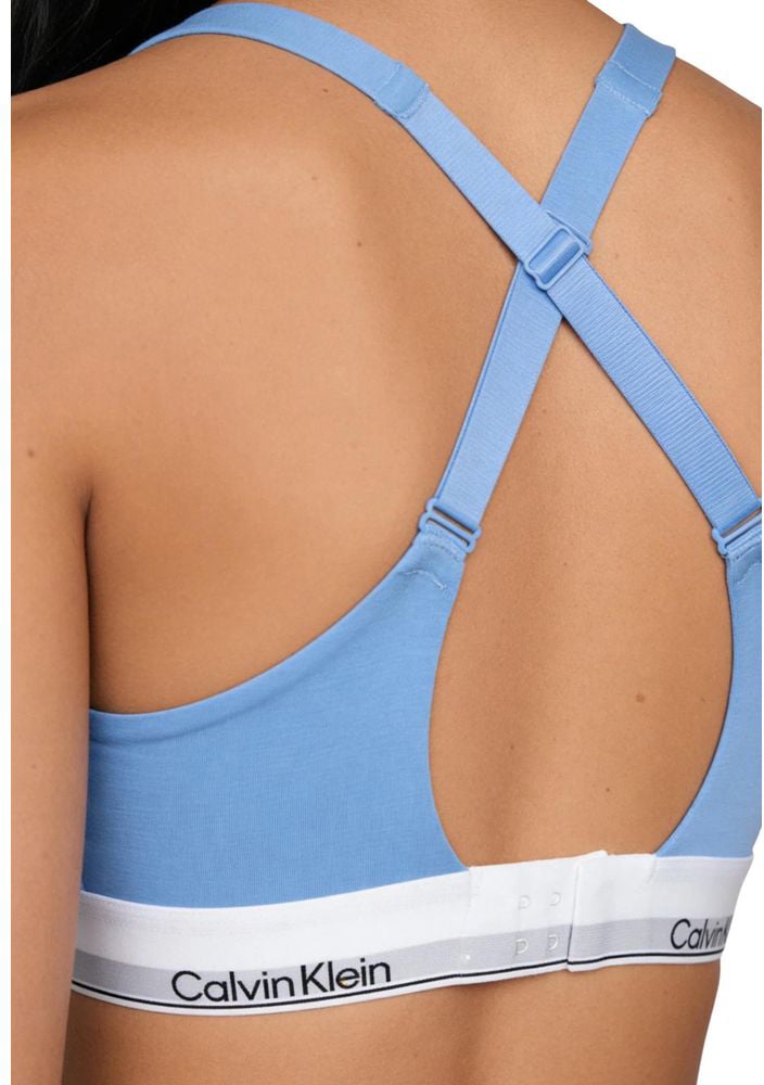 Calvin Klein Underwear Blue Cotton Bra