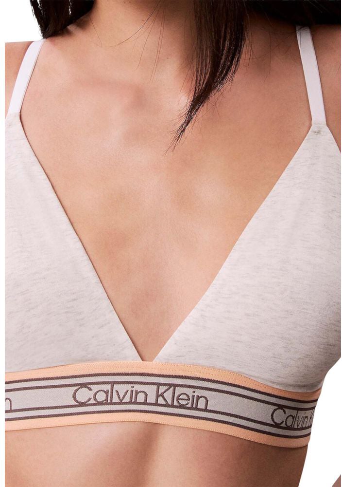 Calvin Klein Underwear Cream Cotton Bra
