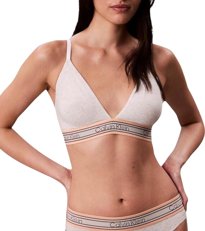 Calvin Klein Underwear Cream Cotton Bra