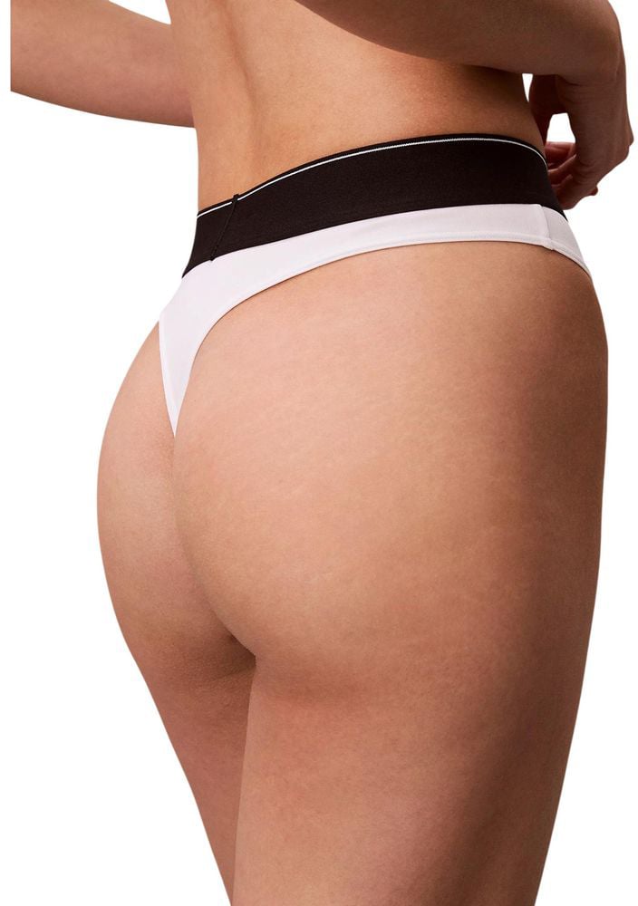 Calvin Klein Underwear White Recycled Polyester Pantie