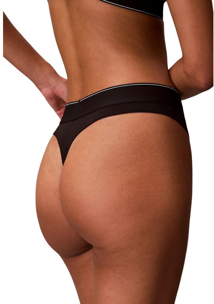 Calvin Klein Underwear Black Recycled Polyester Pantie