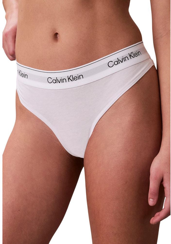Calvin Klein Underwear White Cotton Pantie