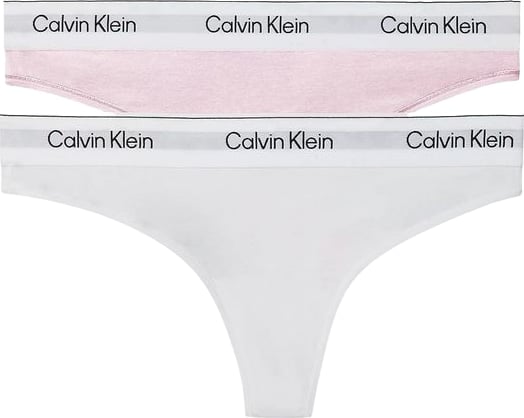 Calvin Klein Underwear White Cotton Pantie