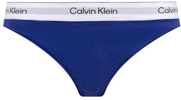 Calvin Klein Underwear Blue Cotton Pantie