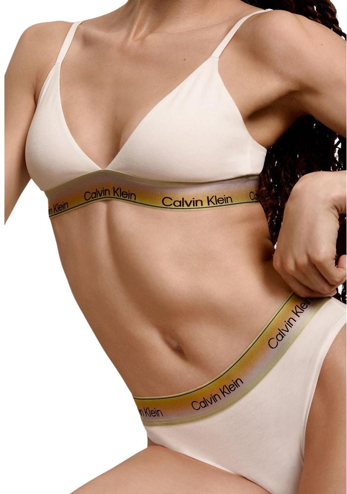 Calvin Klein Underwear White Cotton Bra