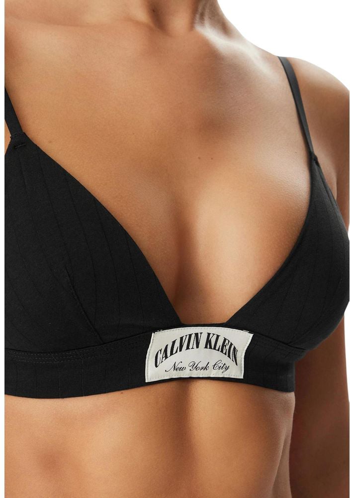 Calvin Klein Underwear Black Cotton Bra