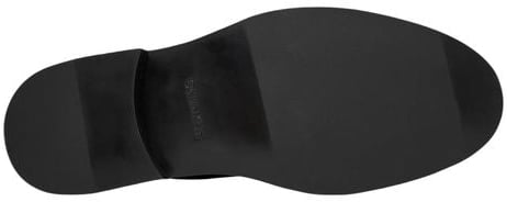 Calvin Klein Black Leather Oxfords And Derbies