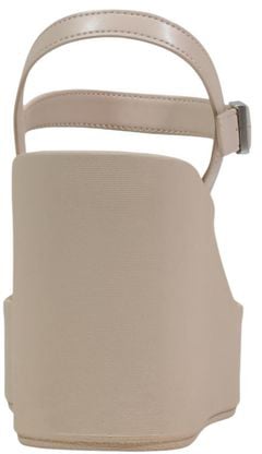Calvin Klein Beige Polyethylene Platform Sandals