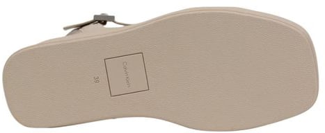 Calvin Klein Beige Polyethylene Platform Sandals