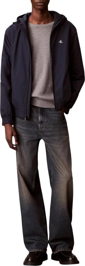 Calvin Klein Jeans Blue Recycled Polyester Full-Length Jacket