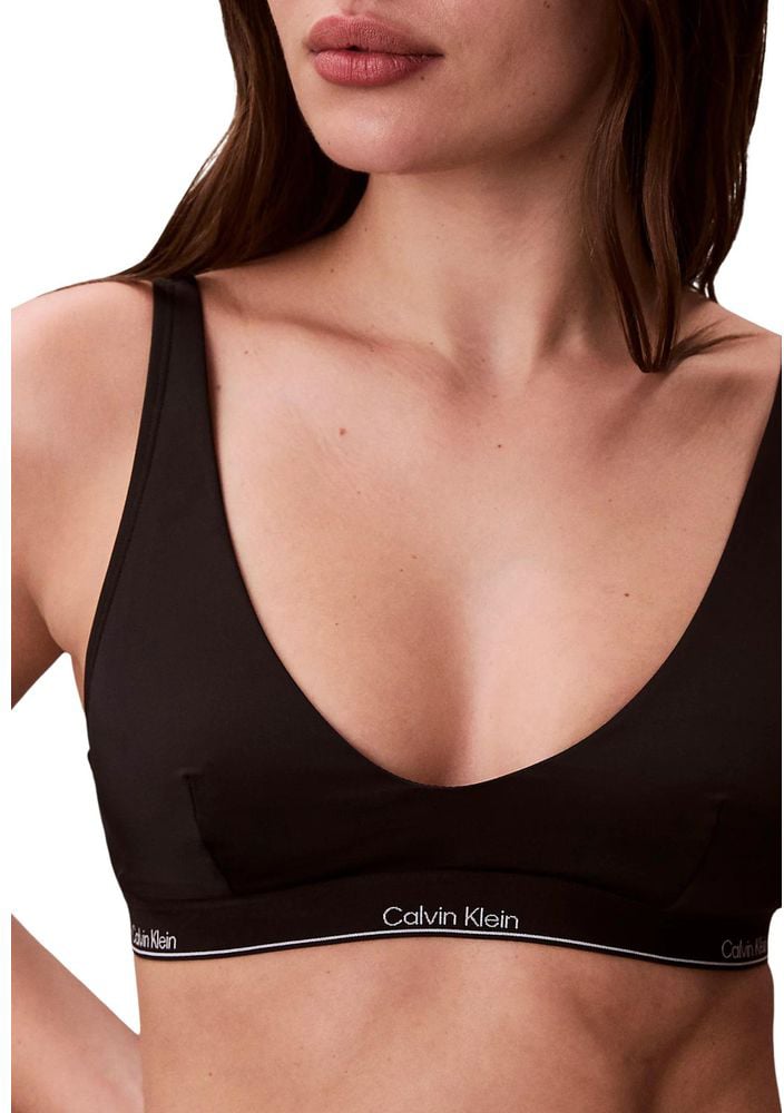 Calvin Klein Jeans Black Recycled Polyester Bikini