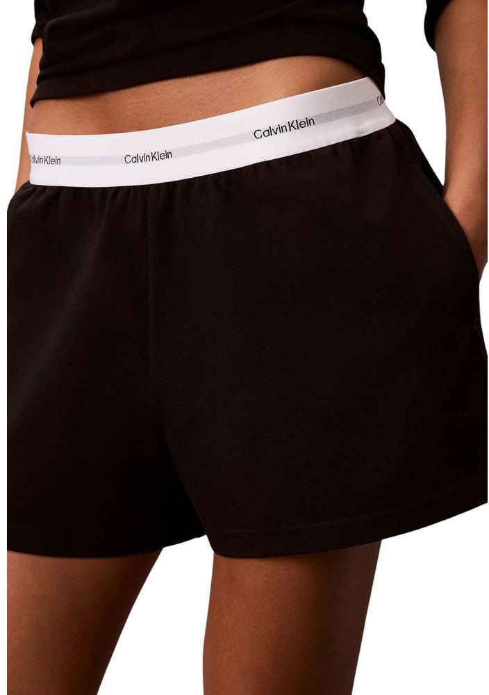 Calvin Klein Underwear Black Cotton Set Sleepwear