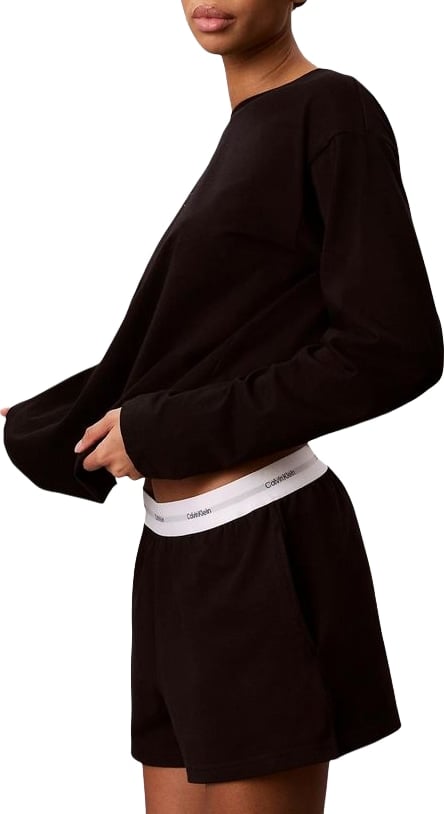 Calvin Klein Underwear Black Cotton Set Sleepwear