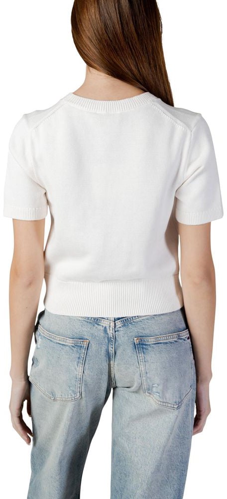 Calvin Klein Jeans Beige Cotton Sweatshirt