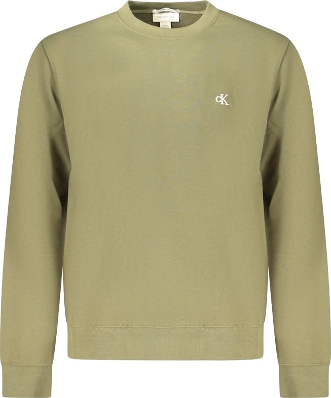 Calvin Klein Green Cotton Men's Sweatshirt