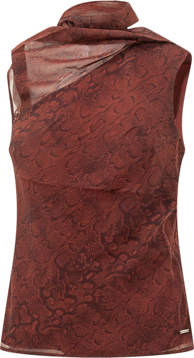 PRINTED CHIFFON TOP
