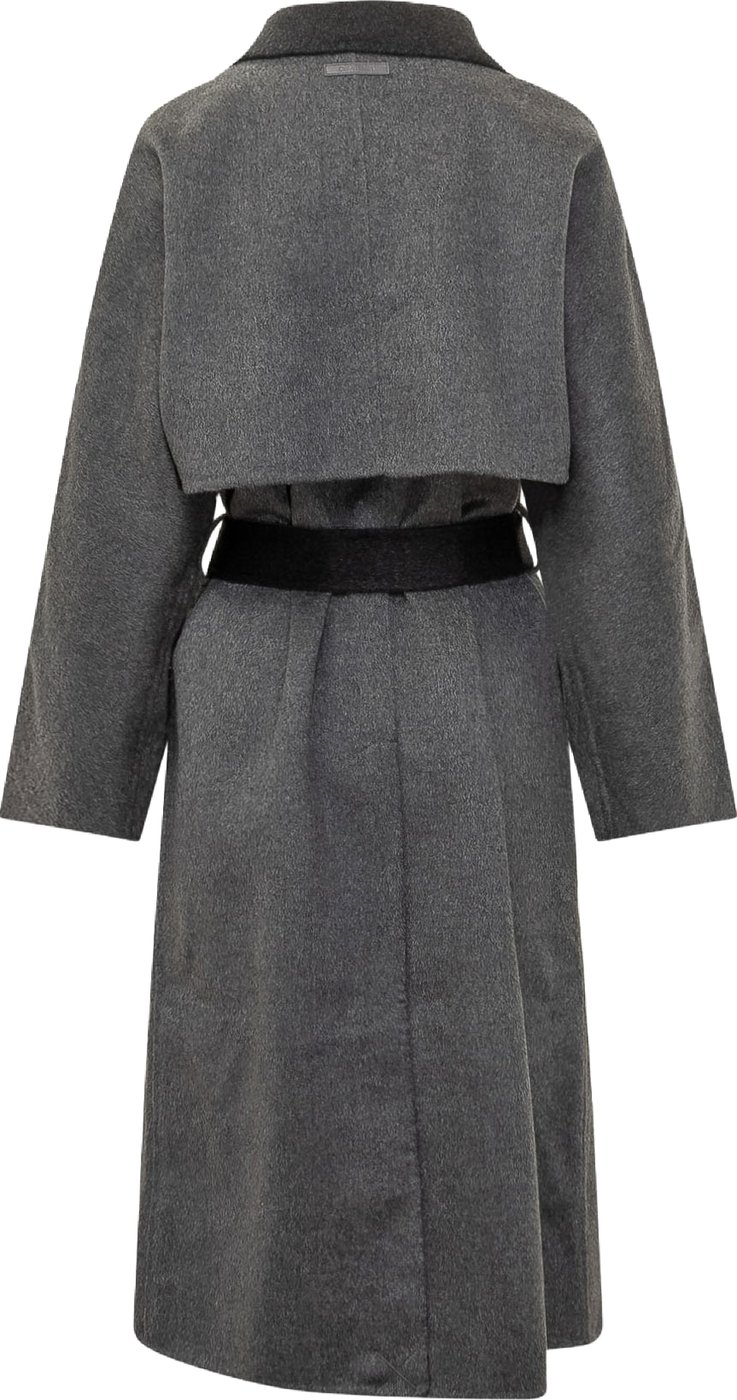 LONG WOOL WRAP COAT