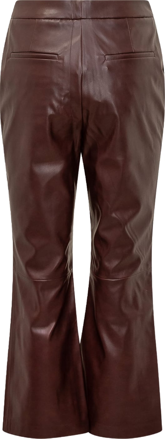 Pantaloni in Ecopelle a Zampa