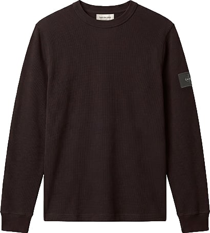 Calvin Klein Jeans LS Waffle Badge Crewneck Tee