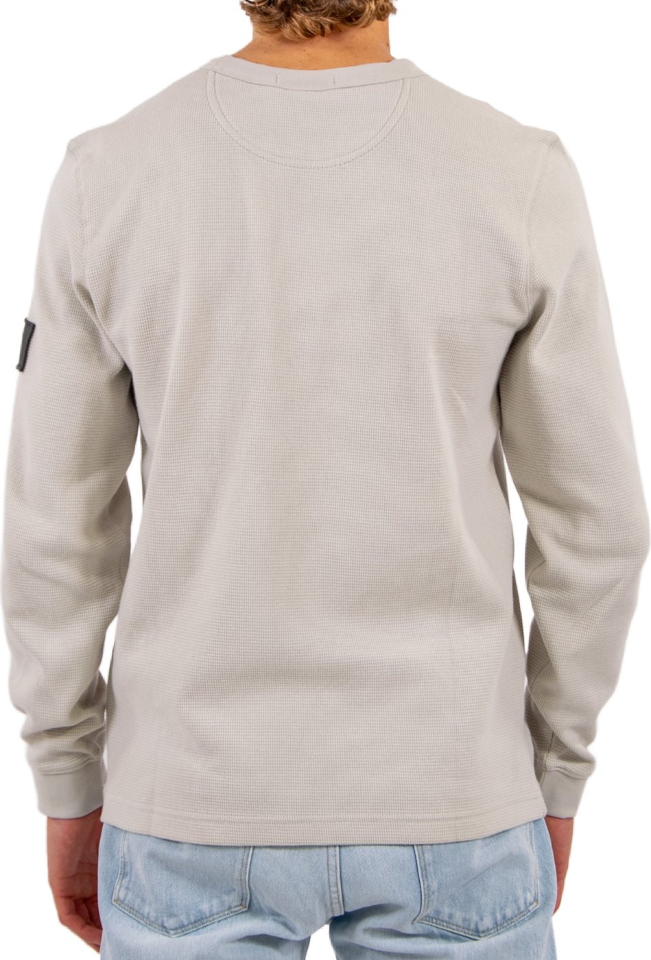 Calvin Klein Jeans LS Waffle Badge Crewneck Tee