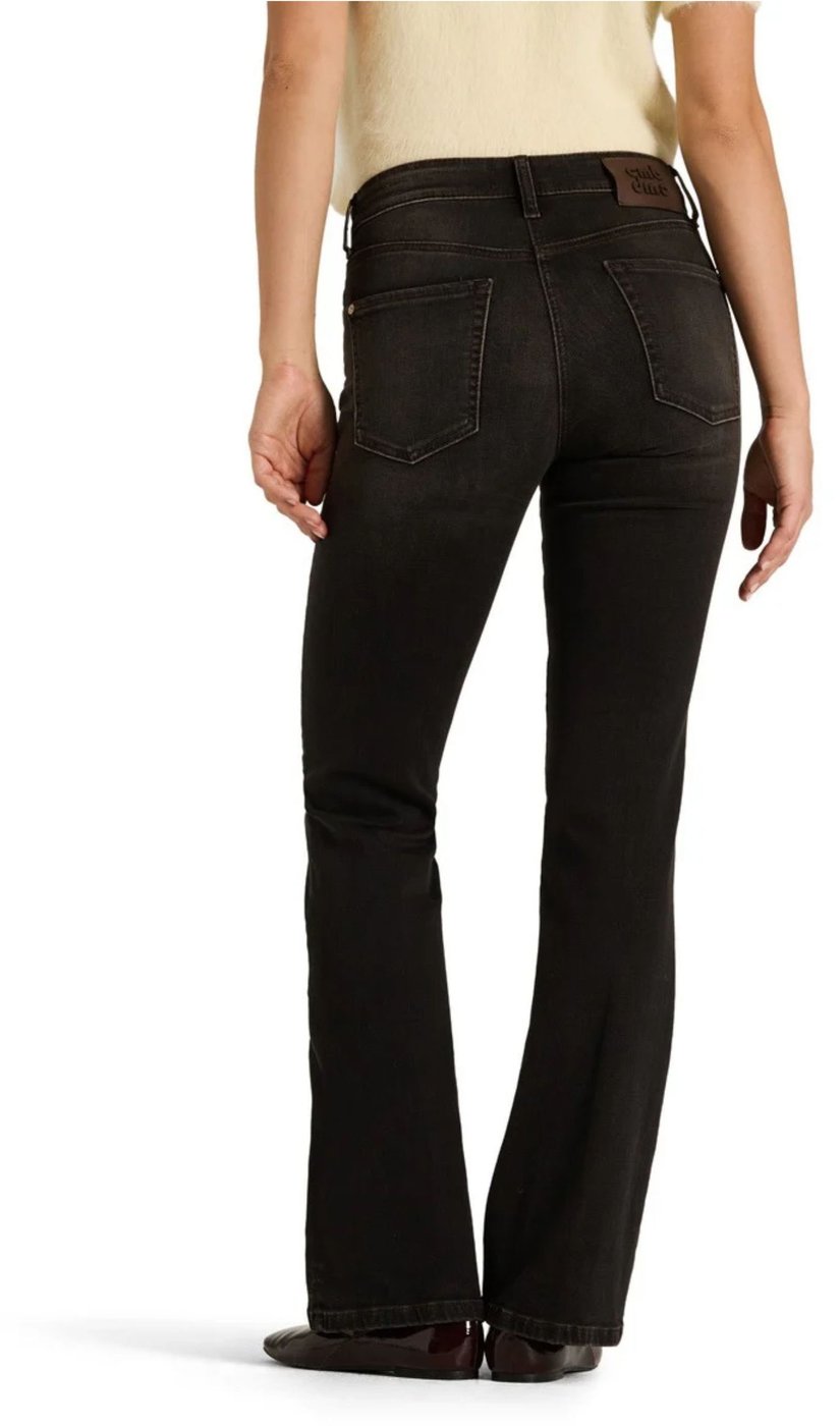 Cambio Paris Flared Jeans Donkerbruin 9236 0012 59