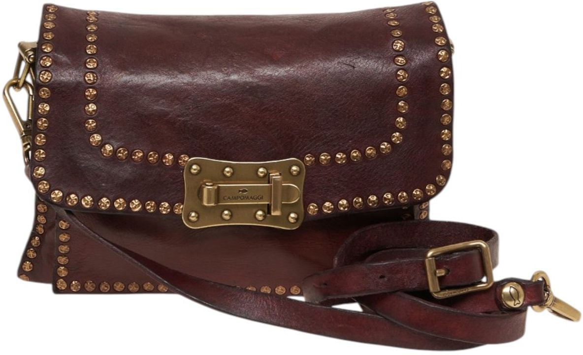 Shoulder bag in leather