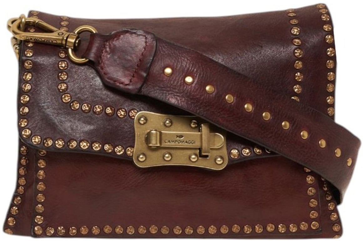 Shoulder bag in leather