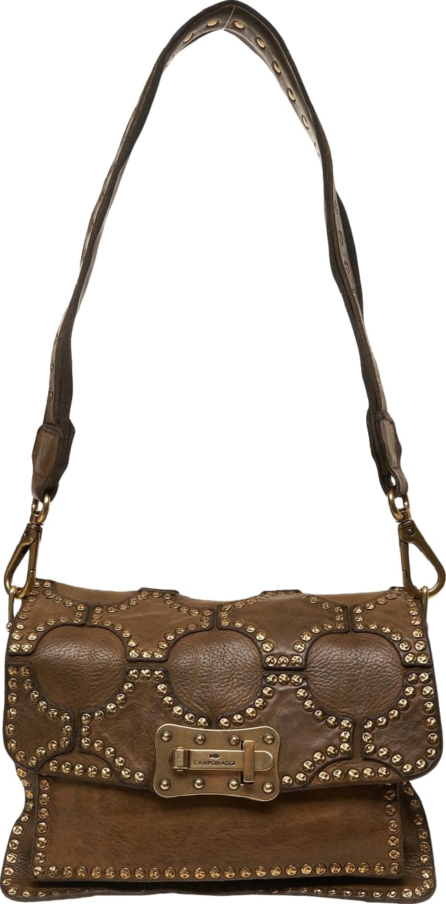 Leather shoulder bag