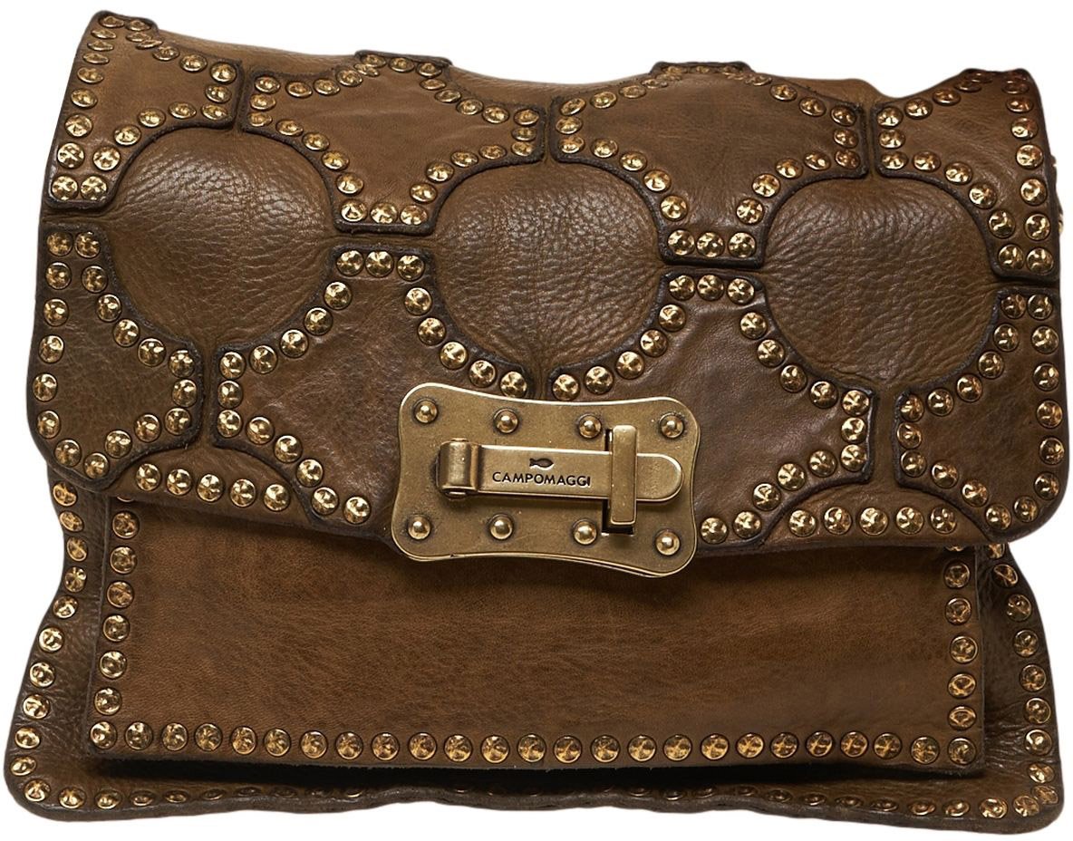 Leather shoulder bag