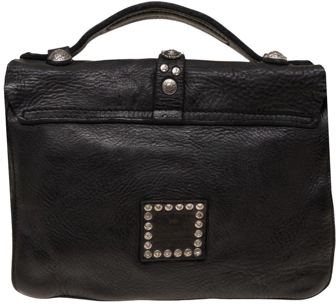 Handbag in leather