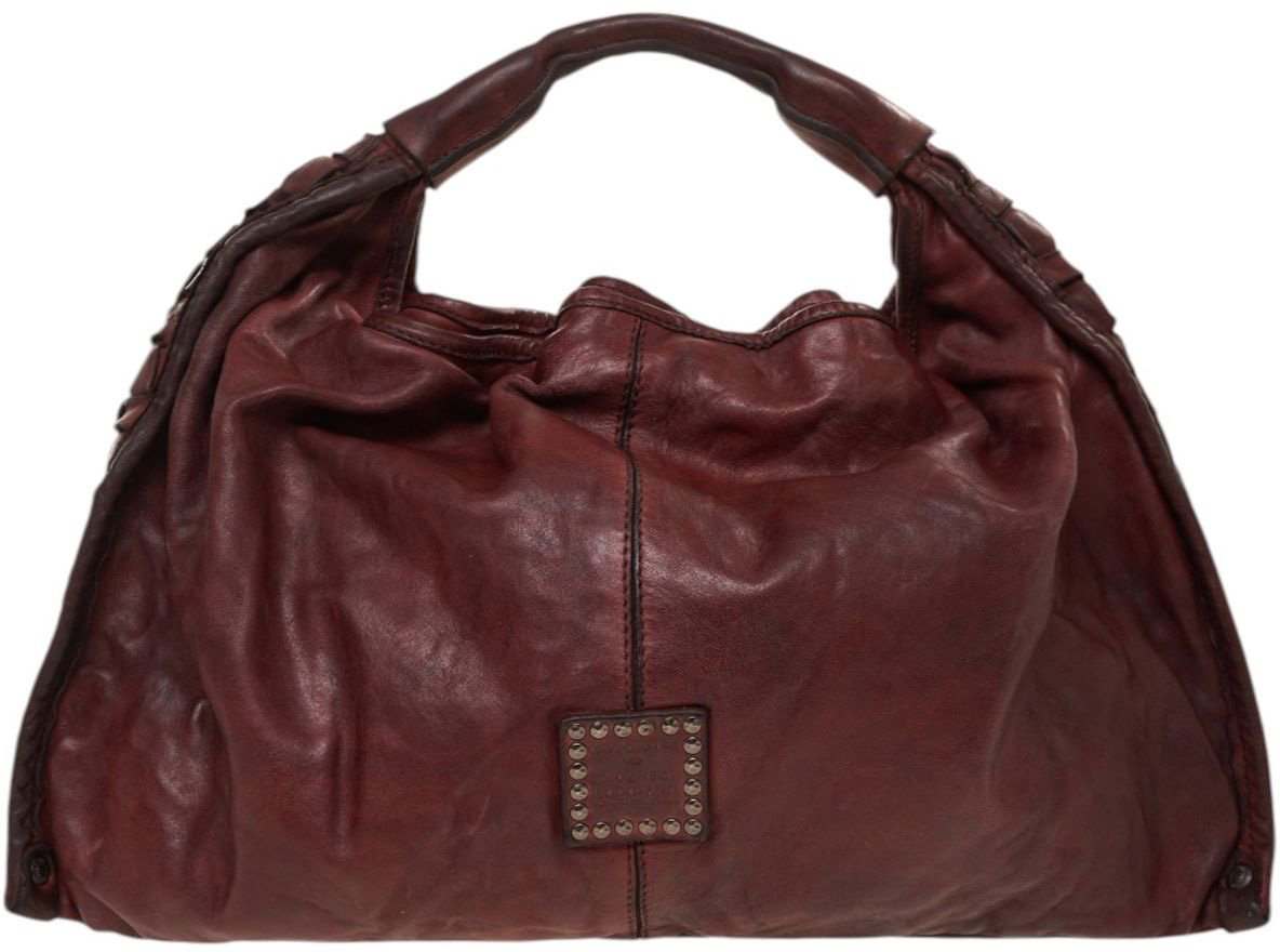 Handbag in leather