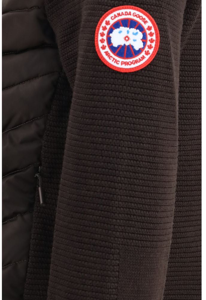 Canada Goose Brown Wool Oves Aries Full-Length Jacket