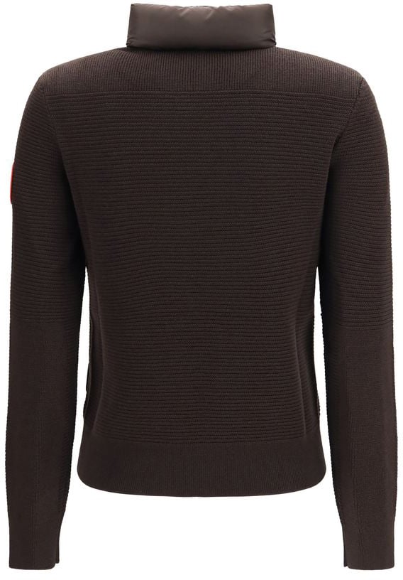 Canada Goose Brown Wool Oves Aries Full-Length Jacket