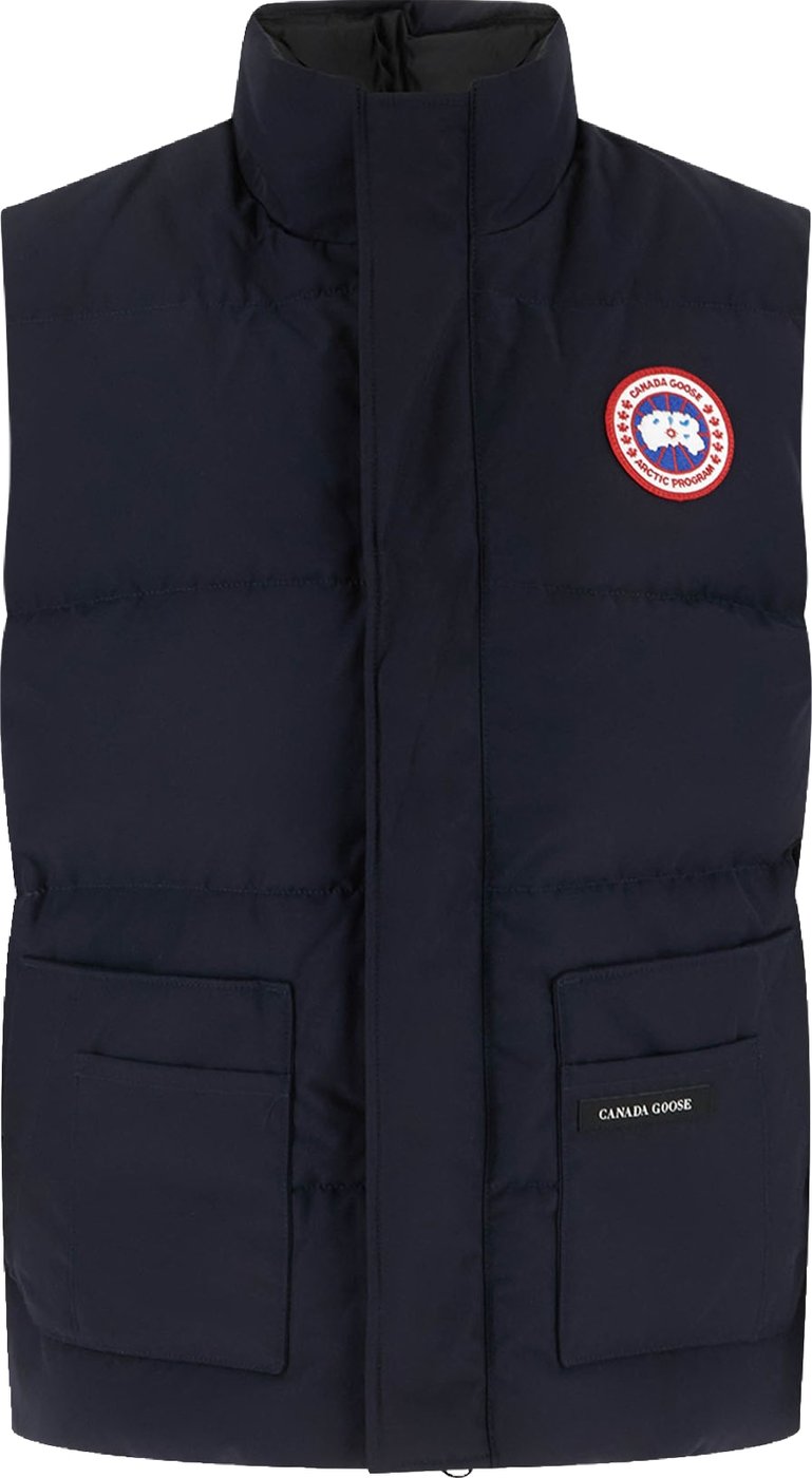 Canada Goose Midnight blue polyester blend sleeveless down jacket