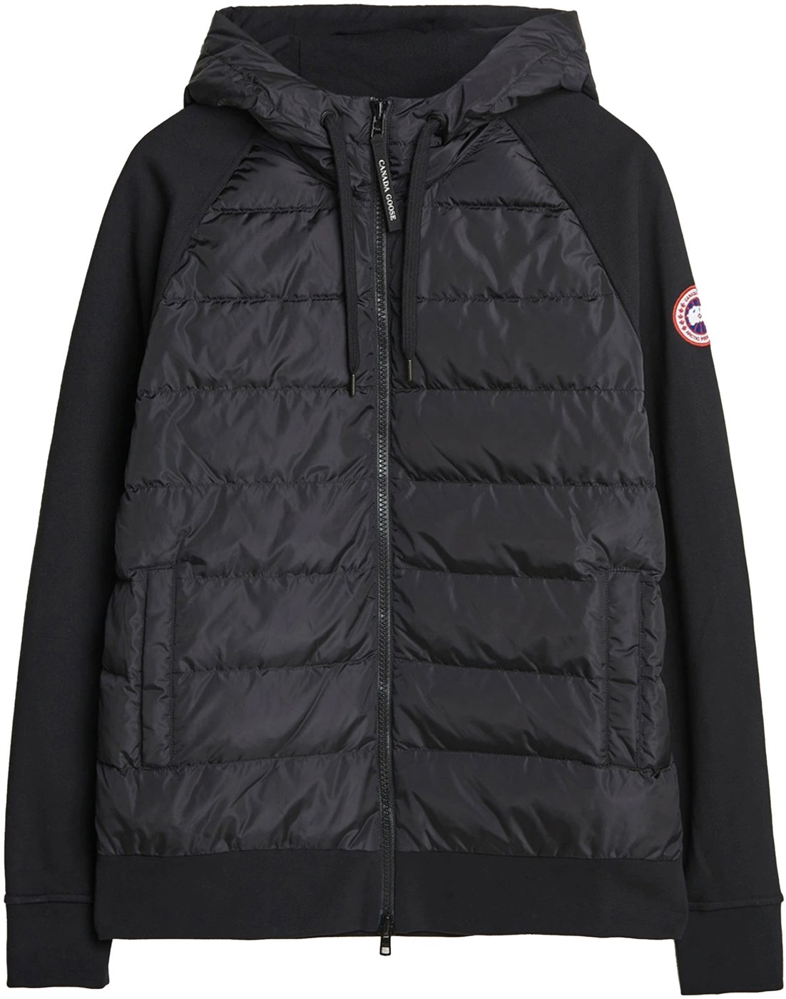 Canada Goose Hybridge Huron Zip Hoodie 'Zwart'