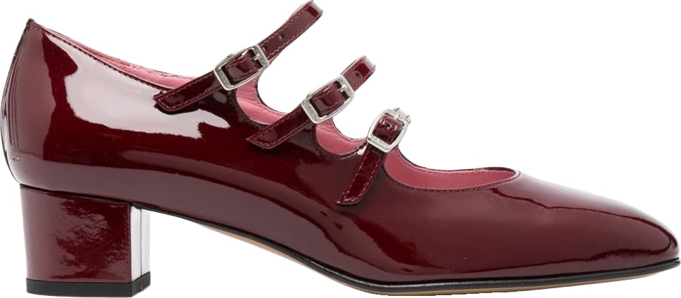 With Heel Bordeaux
