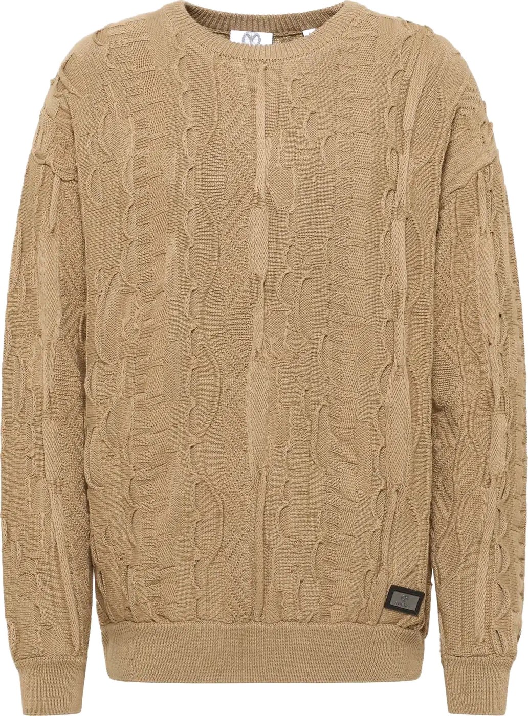 Knit Sweater Plain Beige