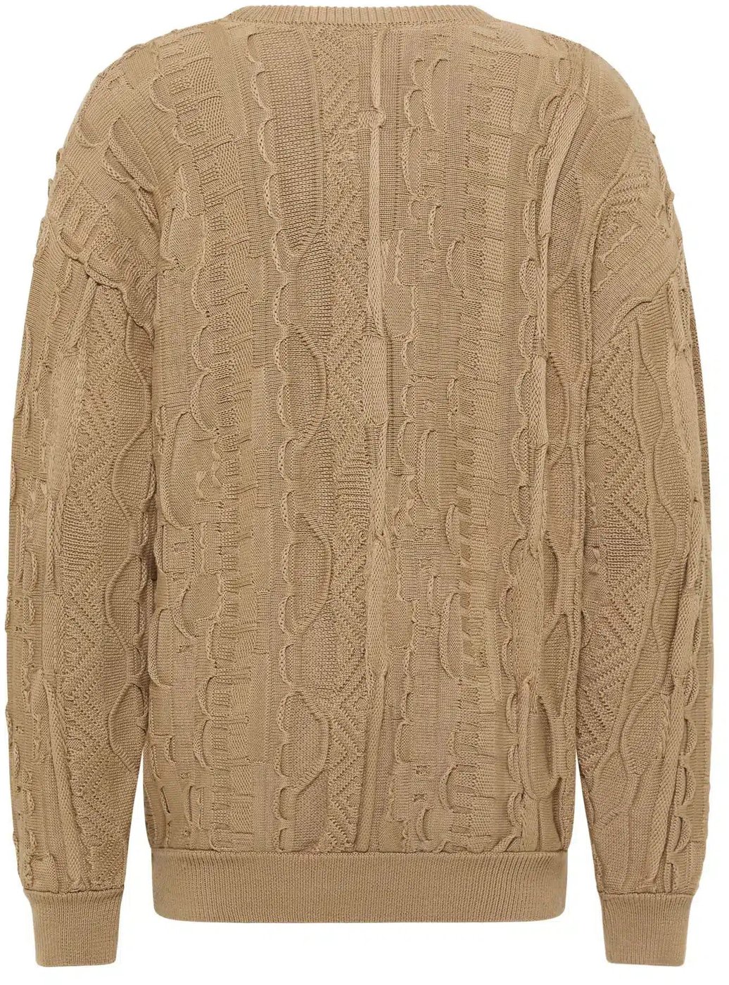 Knit Sweater Plain Beige