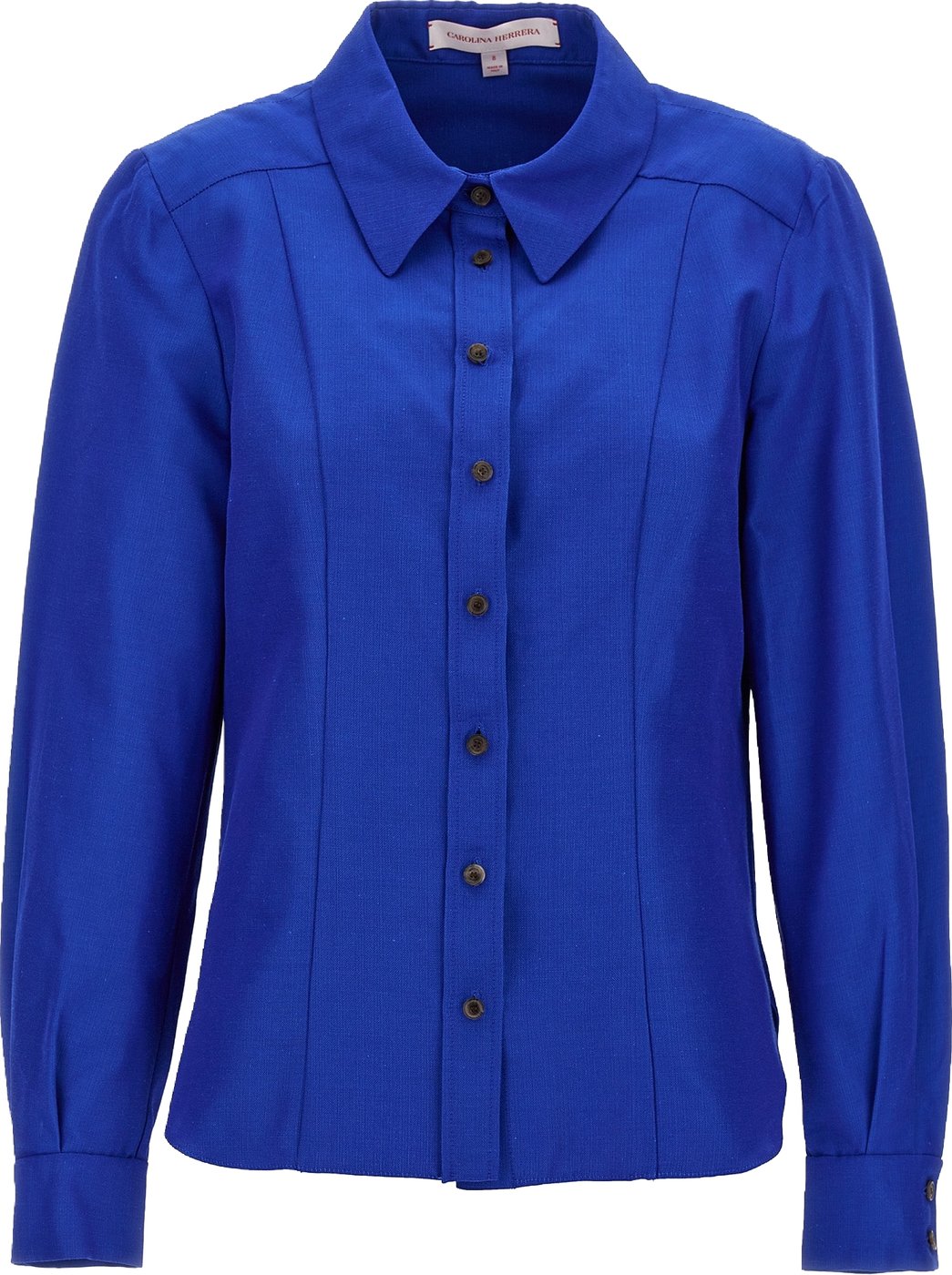Carolina Herrera Blue Cotton Blouse