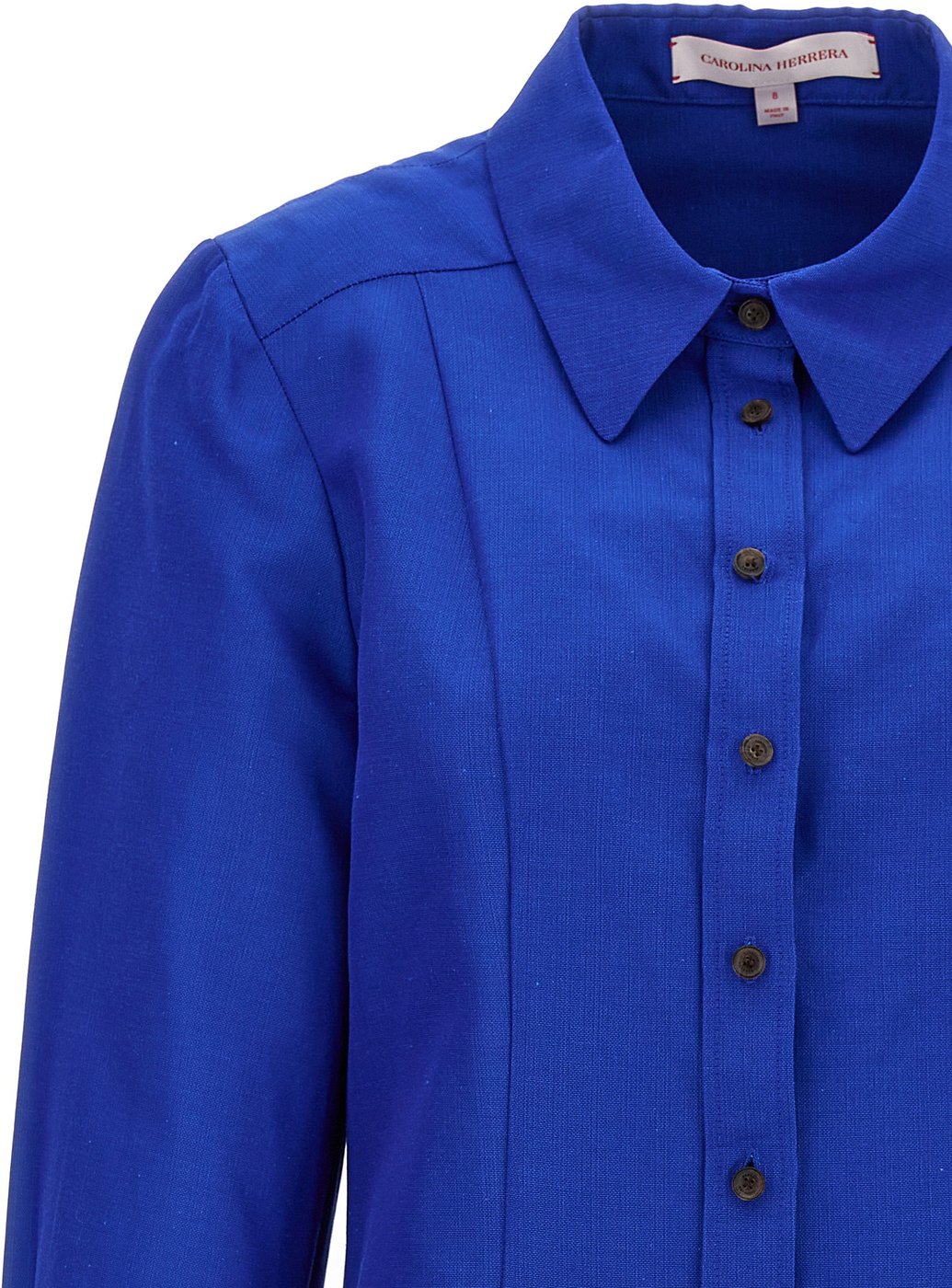 Carolina Herrera Blue Cotton Blouse