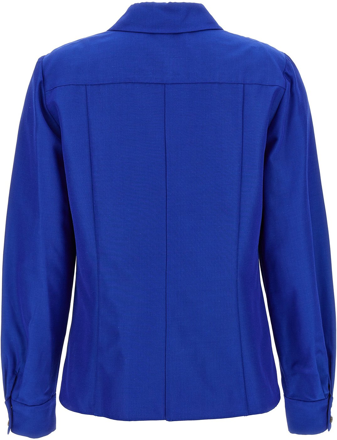 Carolina Herrera Blue Cotton Blouse