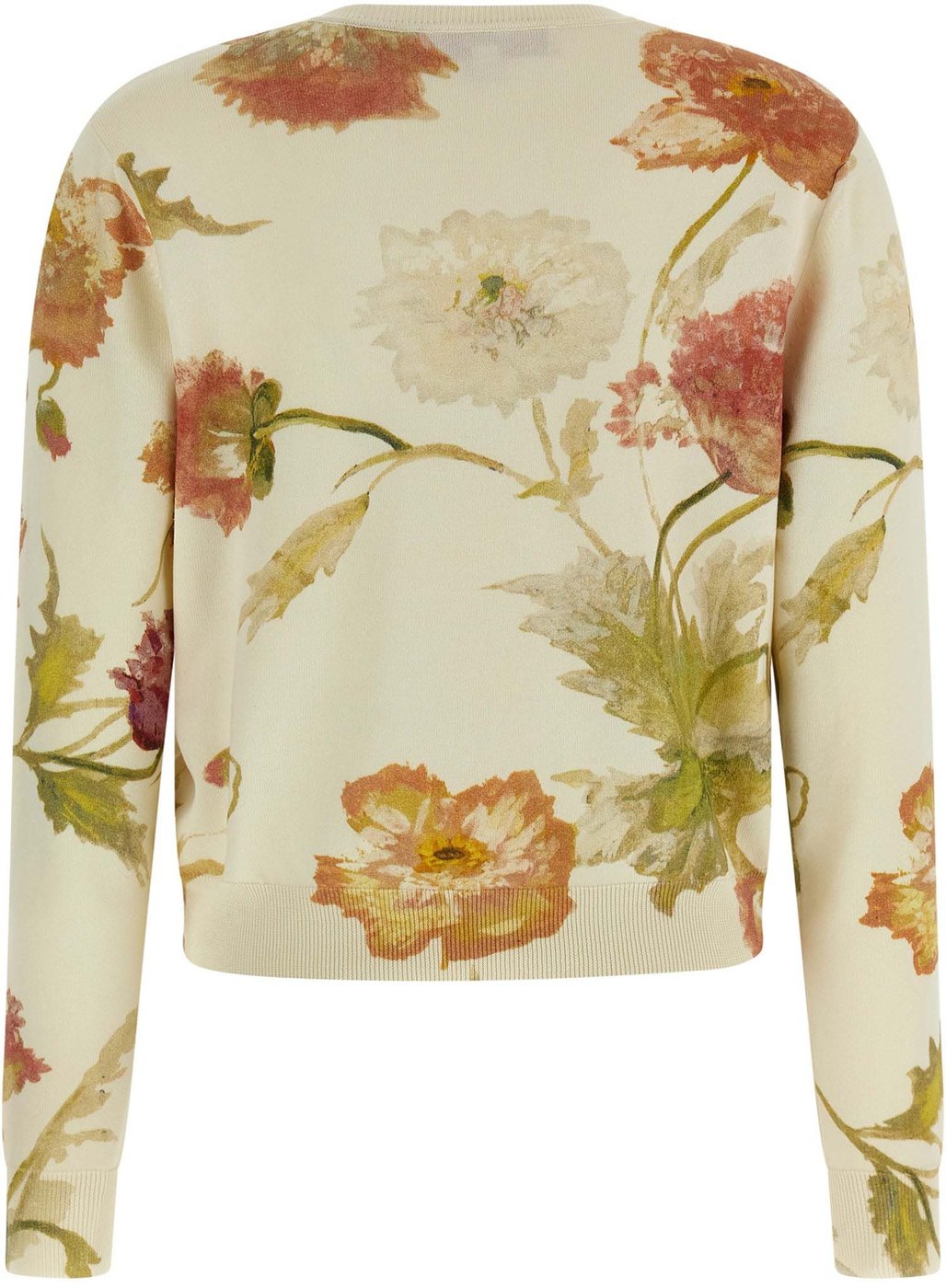 Carolina Herrera White Silk Cardigan