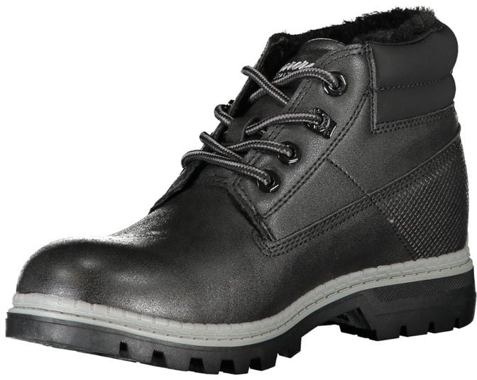 Carrera Black Polyurethane Women Ankle Boot