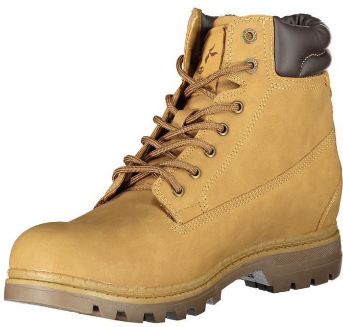 Carrera Giallo Polyurethane Men Ankle Boot